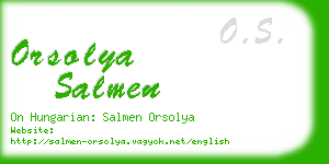 orsolya salmen business card